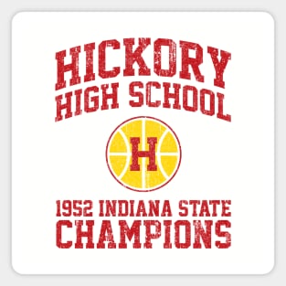 Hickory High School 1952 State Basketball Champions (Variant) Magnet